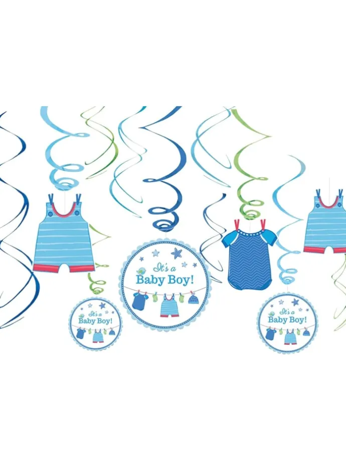 Babyparty-Set It's a Boy 47-teilig Gender Reveal Party in blau