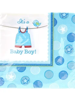 Babyparty-Set It's a Boy 47-teilig Gender Reveal Party in blau