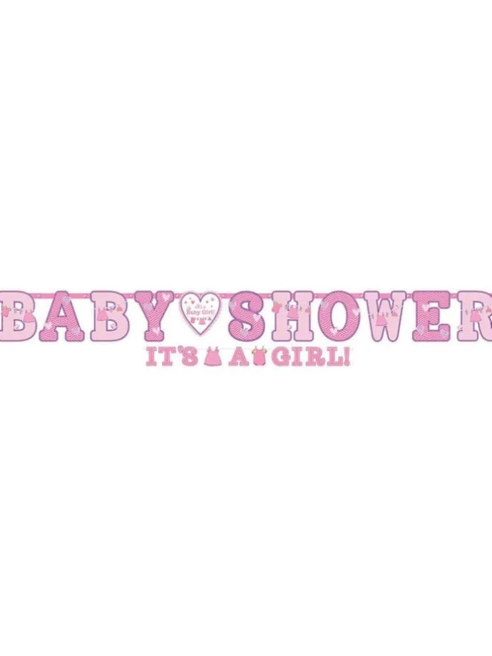 Babyparty-Set It's a Girl 35-teilig Gender Reveal Party in rosa