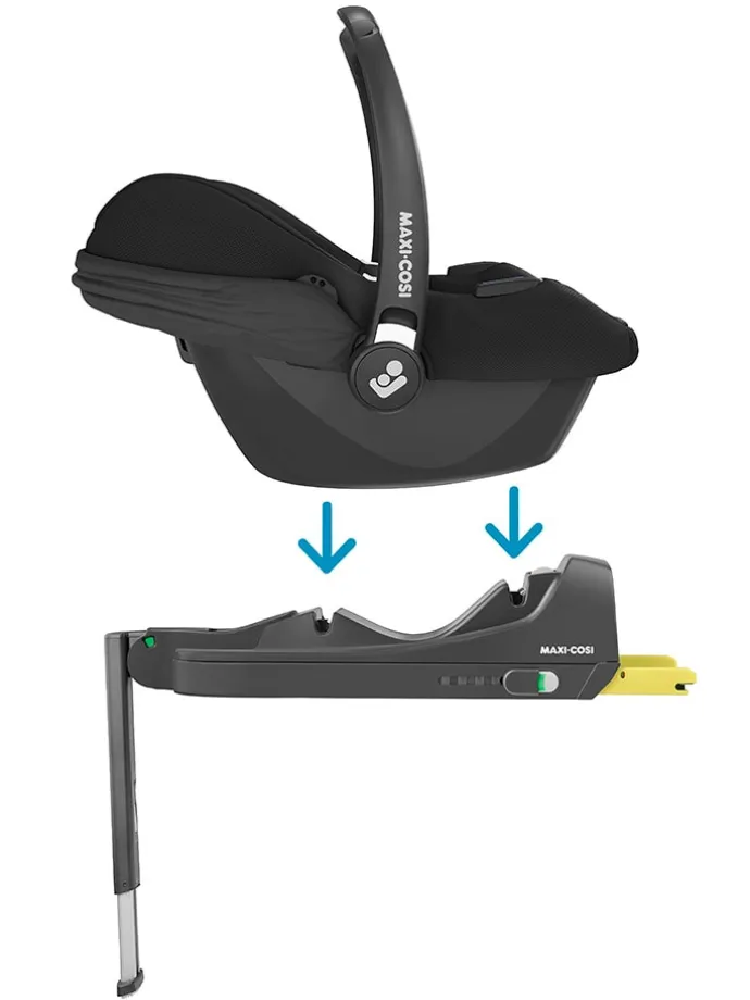 Babyschale "CabrioFix" in Essential Black - Gruppe 0+