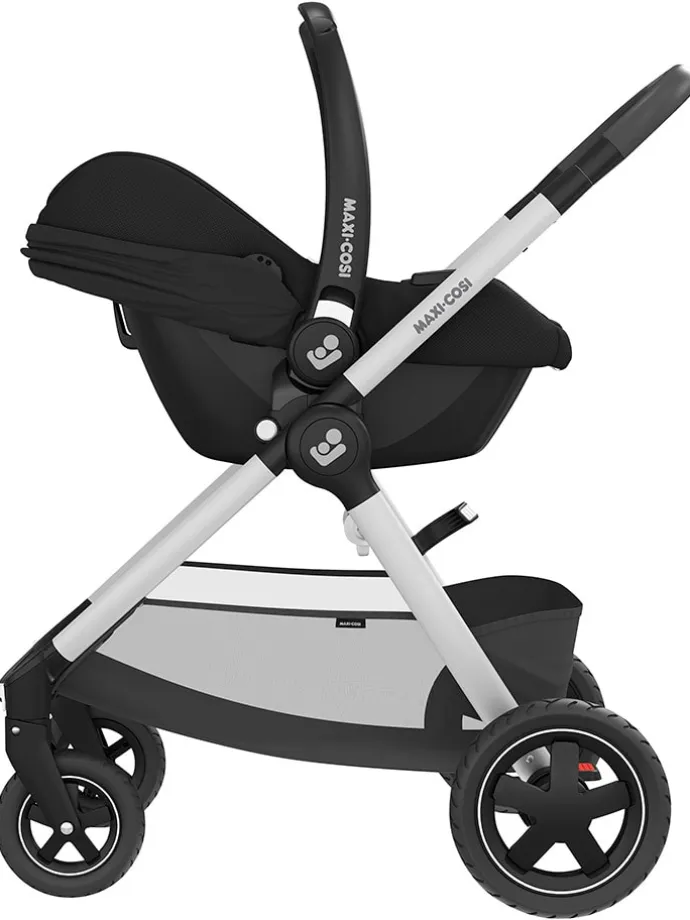Babyschale "CabrioFix" in Essential Black - Gruppe 0+