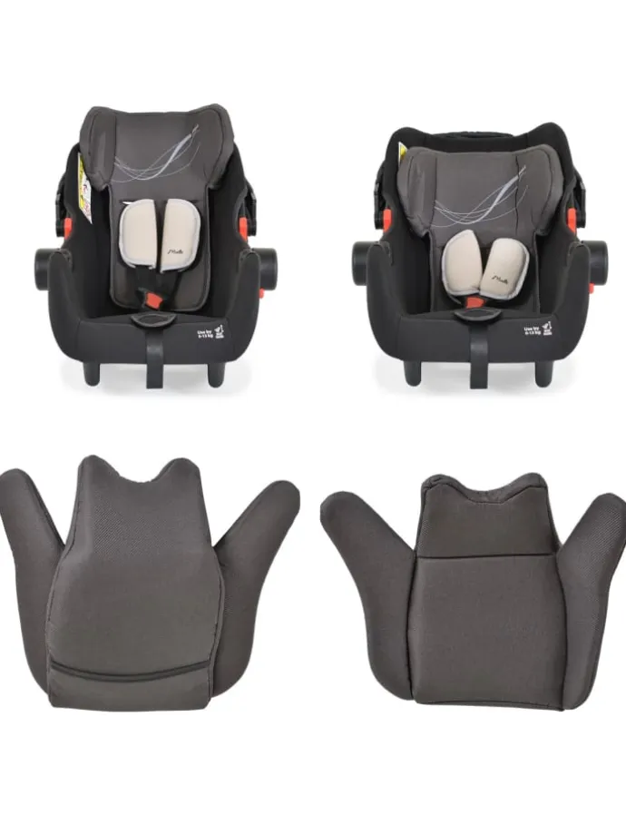 Babyschale i-Size (40 - 87cm) in schwarz
