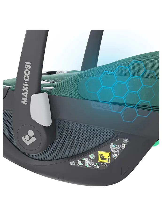 Babyschale "Pebble 360" in Essential Green - Gruppe 0+