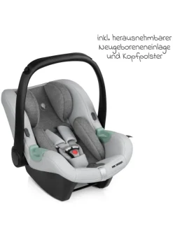 Babyschale Tulip (Autositz Gruppe 0+ / i-Size) in grau
