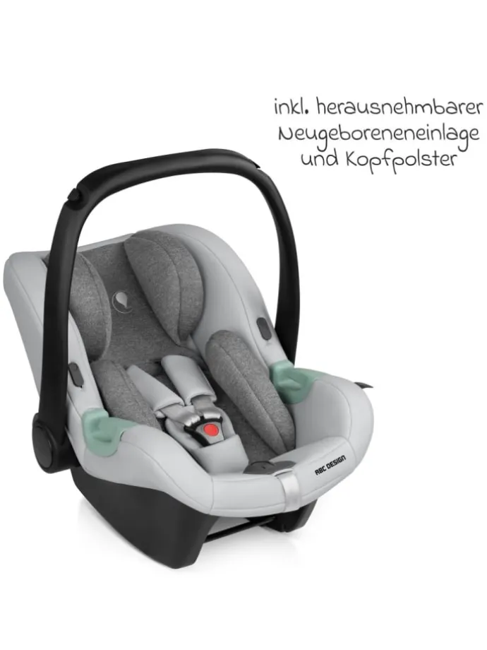 Babyschale Tulip (Autositz Gruppe 0+ / i-Size) in grau