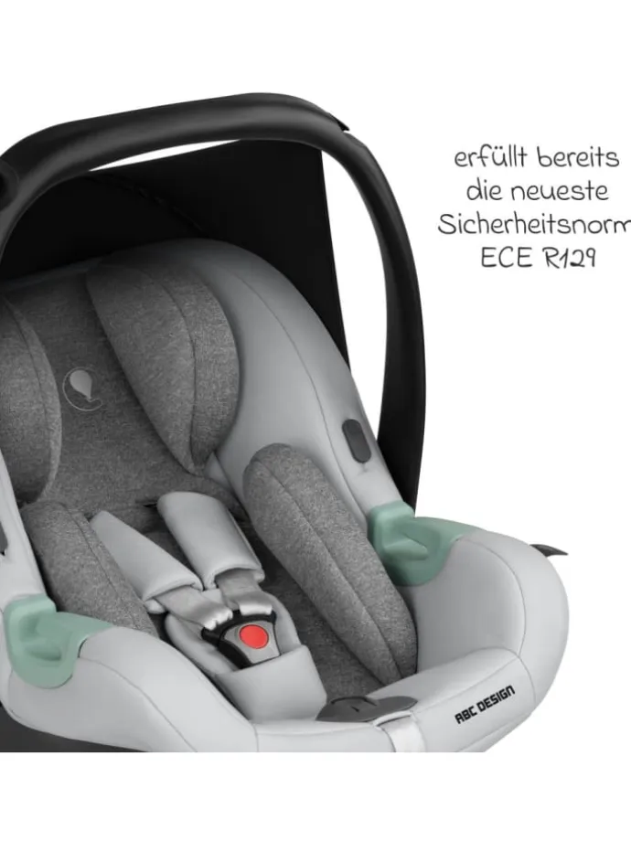 Babyschale Tulip (Autositz Gruppe 0+ / i-Size) in grau