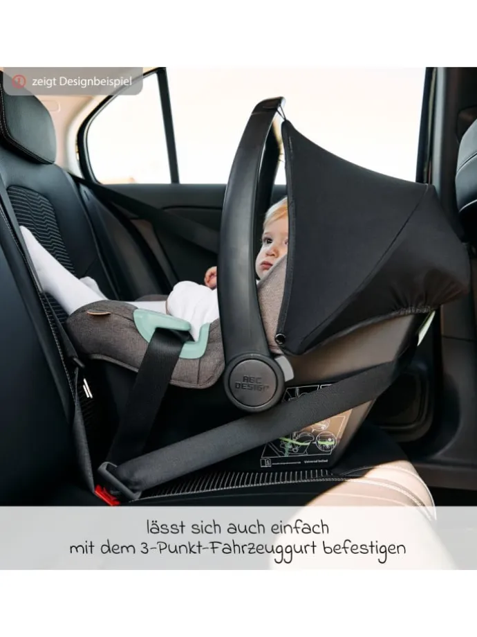 Babyschale Tulip (Autositz Gruppe 0+ / i-Size) in grau