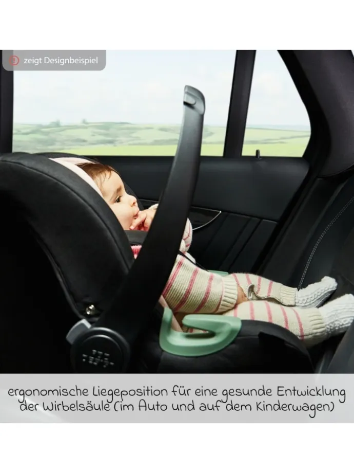 Babyschale Tulip (Autositz Gruppe 0+ / i-Size) in grau