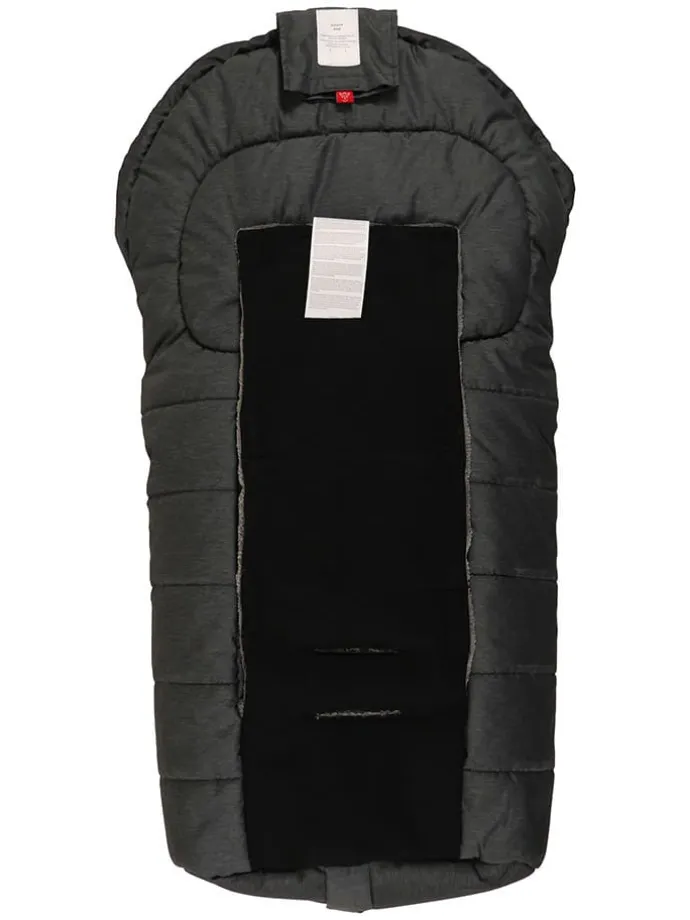Babyschalen-Fußsack "Ella" in Schwarz - (L)80 x (B)40 cm