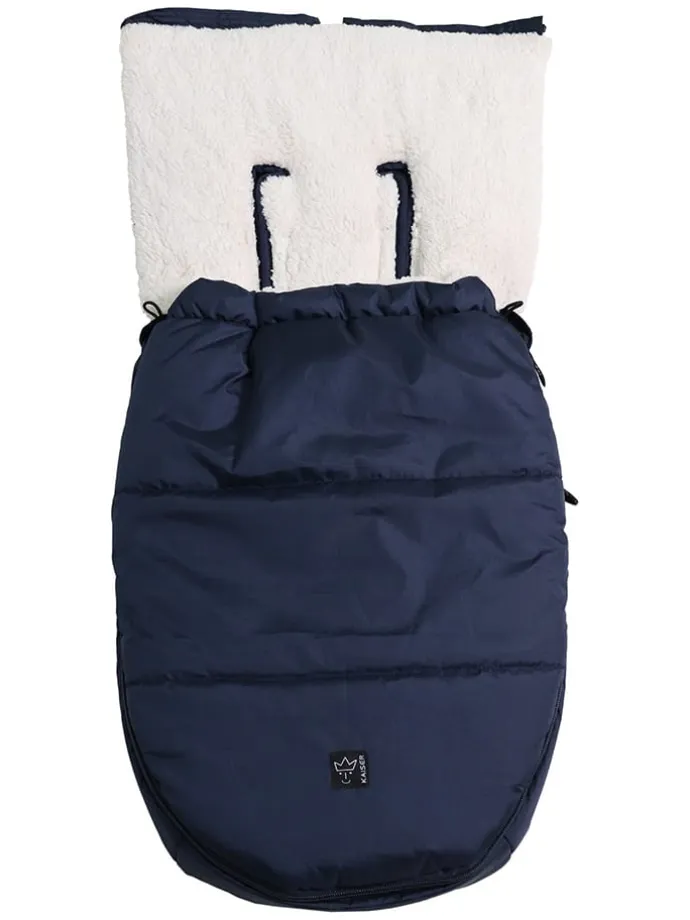 Babyschalen-Fußsack "Hoody 2.0" in Dunkelblau - (L)80 x (B)40 cm