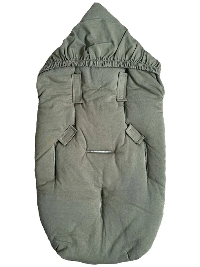 Babyschalen-Fußsack in Khaki - (L)80 x (B)40 cm