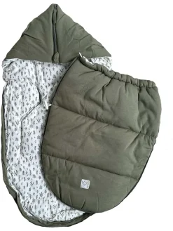 Babyschalen-Fußsack in Khaki - (L)80 x (B)40 cm