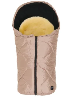 Babyschalen-Fußsack "Little Sheepy" in Beige - (L)80 x (B)40 cm