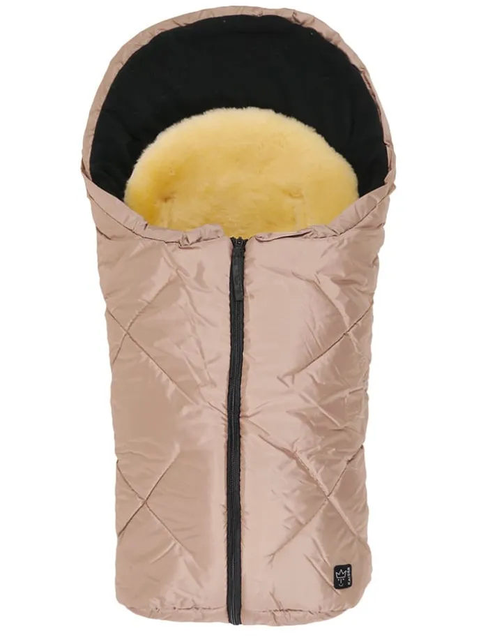 Babyschalen-Fußsack "Little Sheepy" in Beige - (L)80 x (B)40 cm