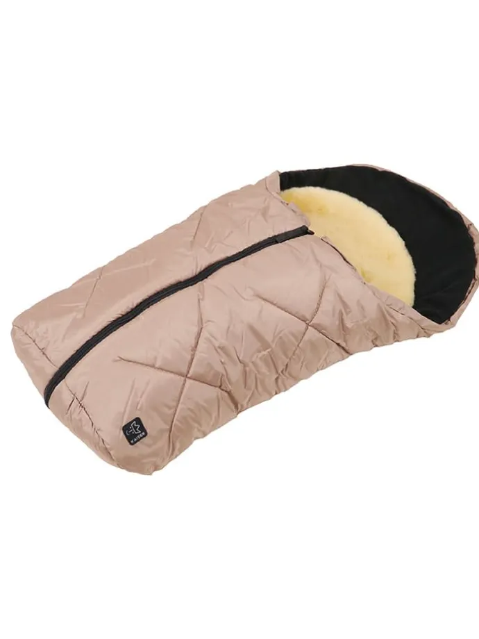 Babyschalen-Fußsack "Little Sheepy" in Beige - (L)80 x (B)40 cm
