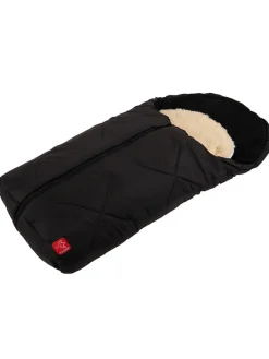 Babyschalen-Fußsack "Little Sheepy" in Schwarz - (L)80 x (B)40 cm