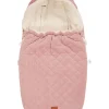 Babyschalen-Fußsack "Velvet Hoody" in Rosa - (L)80 x (B)39 cm