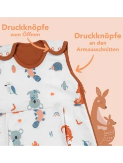 Babyschlafsack, 1.0 TOG in Braun