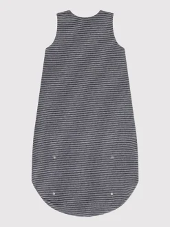 Babyschlafsack in Dunkelblau/ Weiß