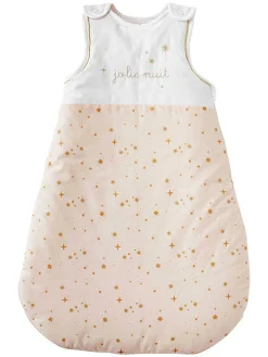 Babyschlafsack in Weiß/ Beige - 3 TOG
