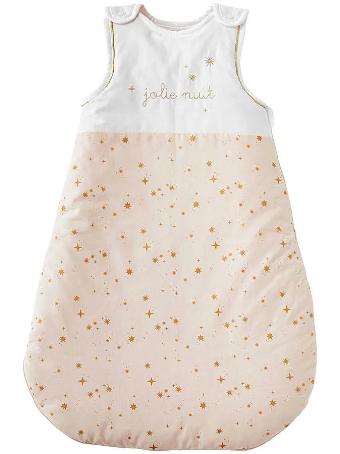 Babyschlafsack in Weiß/ Beige - 3 TOG