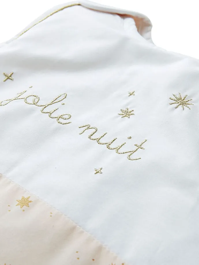 Babyschlafsack in Weiß/ Beige - 3 TOG