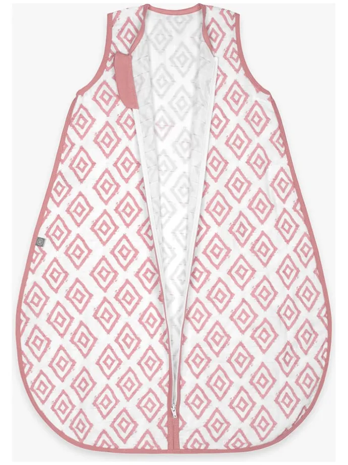 Babyschlafsack in Weiß/ Rosa - TOG - 1,0