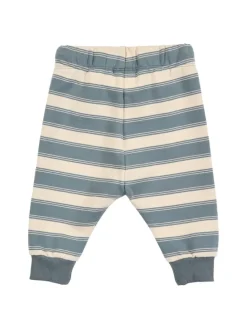 Babysweathose in Oak/ Stormy blue
