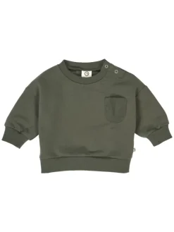 Babysweatshirt in Deep green