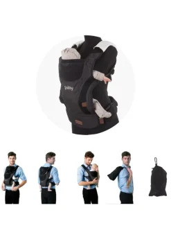 Babytrage Bobby 4 in 1 in schwarz