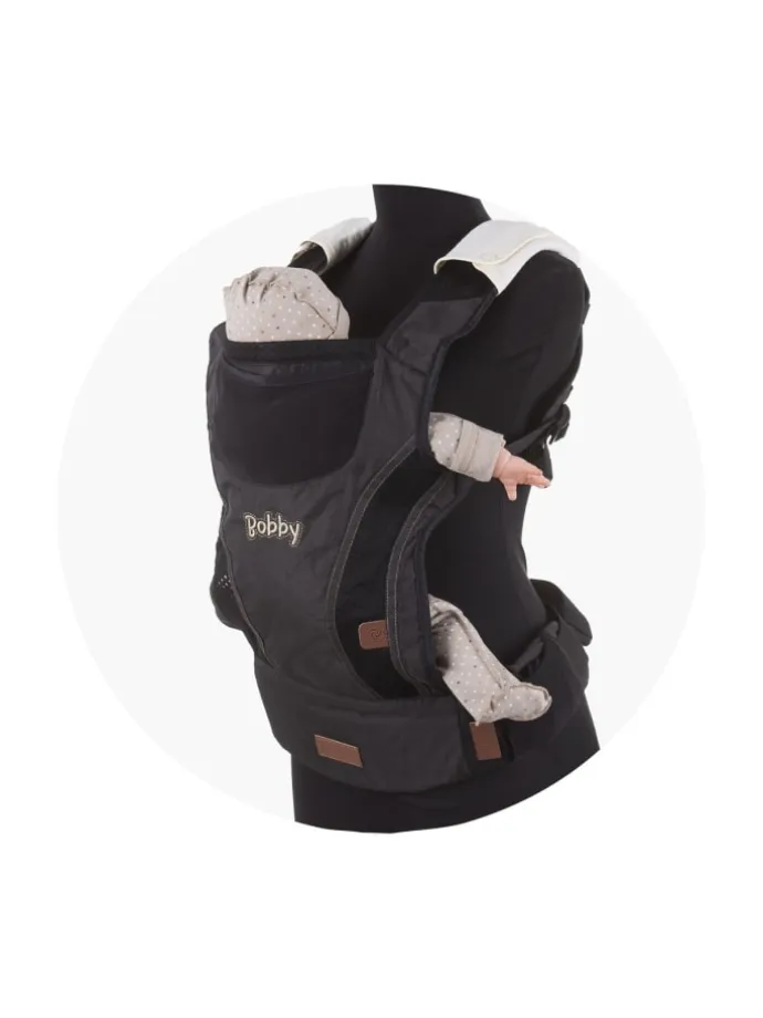 Babytrage Bobby 4 in 1 in schwarz