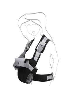 Babytrage Carry go 2 in 1 in grau