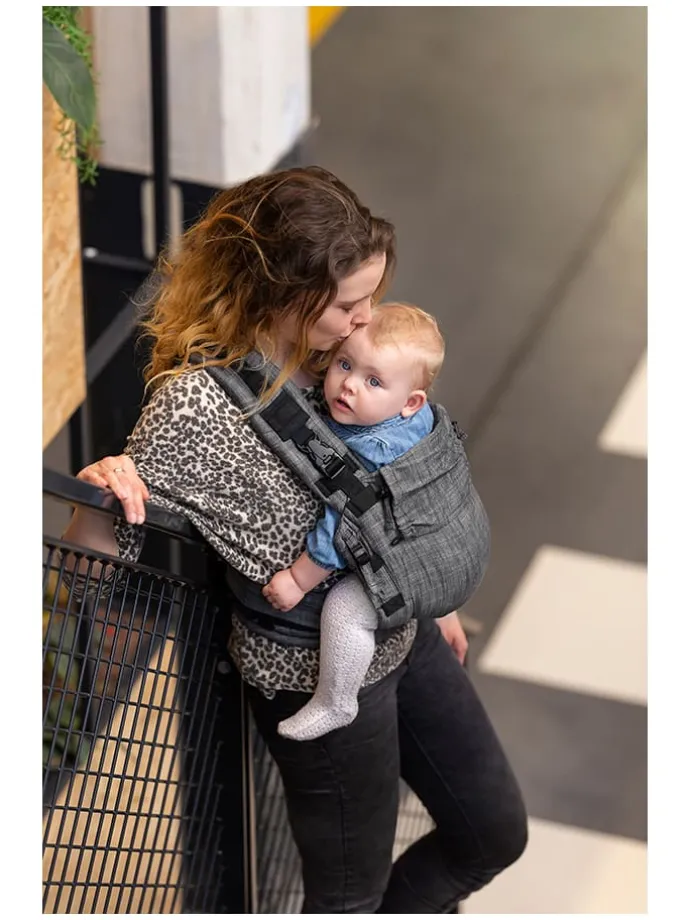 Babytrage "Nabaca Basic-Set Denim" in Schwarz