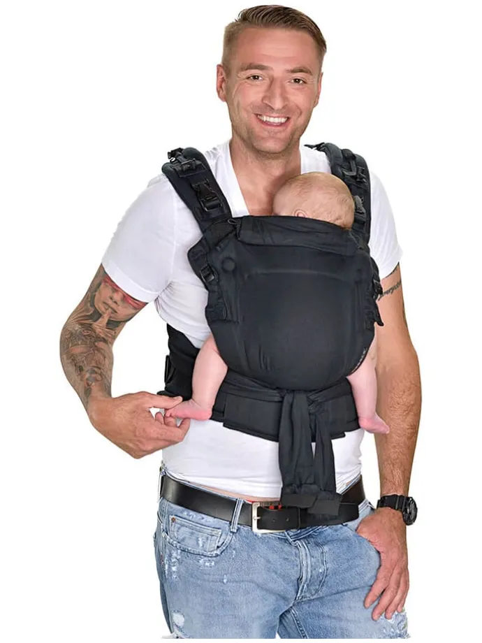 Babytrage "Nabaca Basic-Set Klassik" in Schwarz