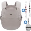 Babytrage Natural ab 3,5 -20 kg für Bauch-, in grau