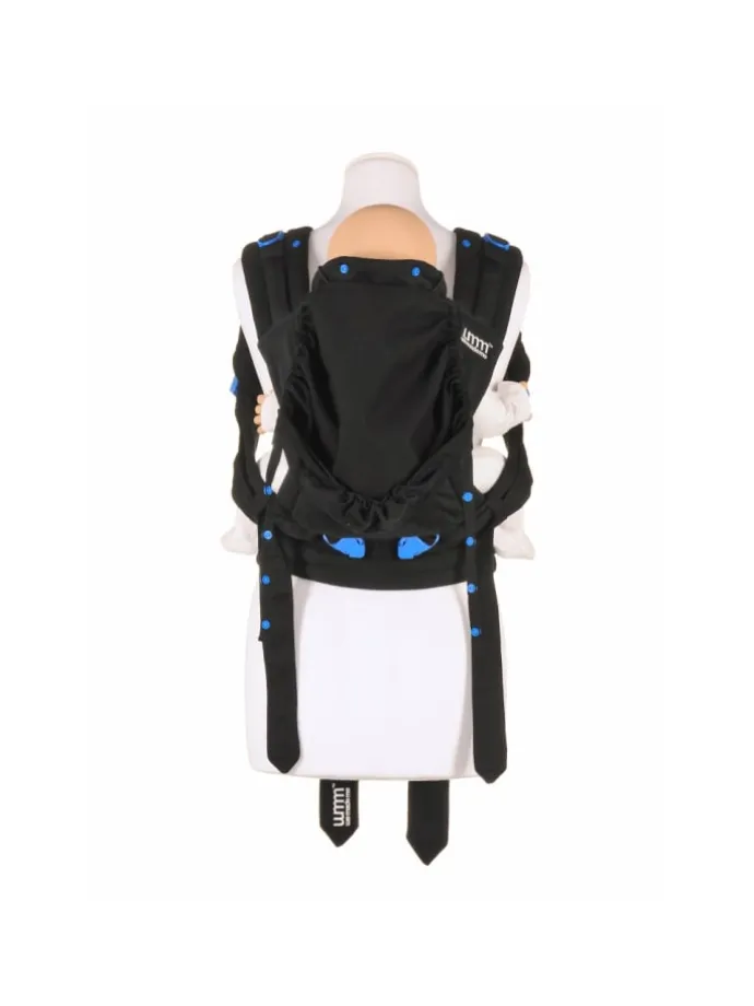 Babytrage "Pao Papoose" in Schwarz