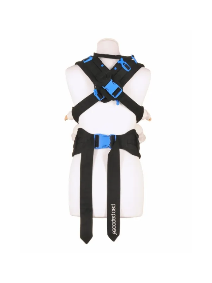 Babytrage "Pao Papoose" in Schwarz