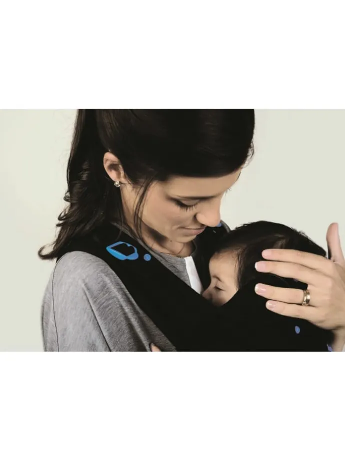 Babytrage "Pao Papoose" in Schwarz