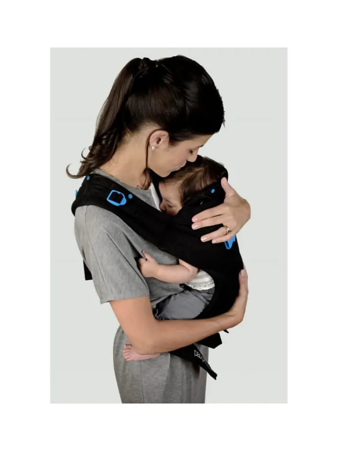 Babytrage "Pao Papoose" in Schwarz