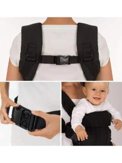 Babytrage Walk 4in1 - Schwarz in schwarz