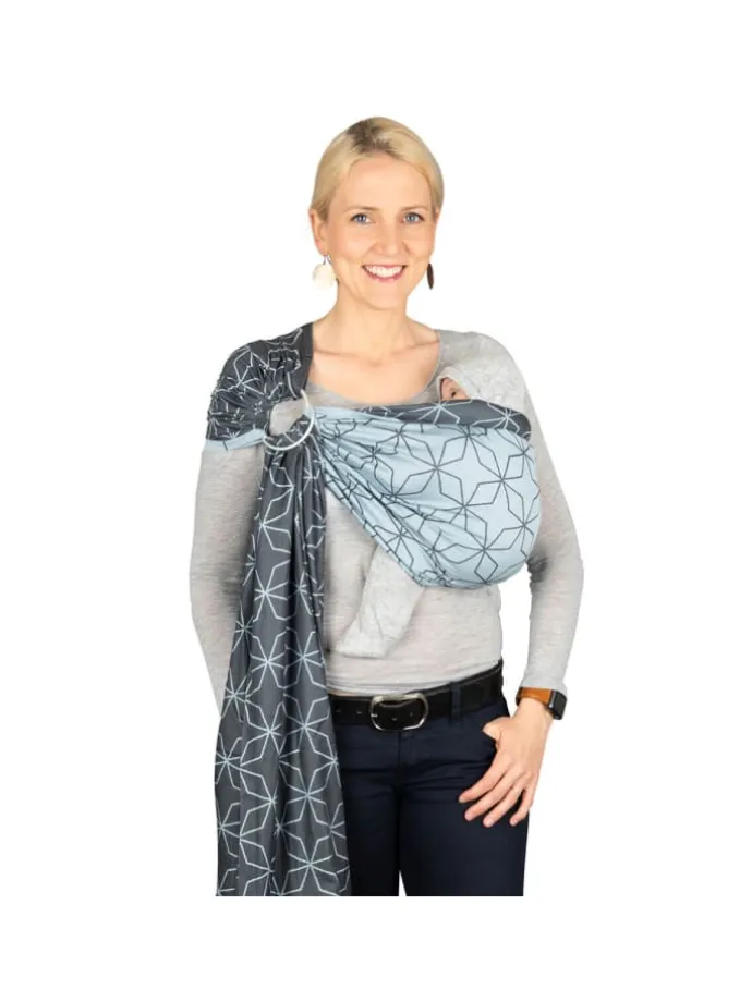 Babytragetuch Ring-Sling kbA in Malmö aqua