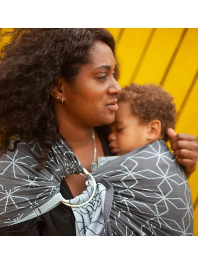 Babytragetuch Ring-Sling kbA in Malmö aqua