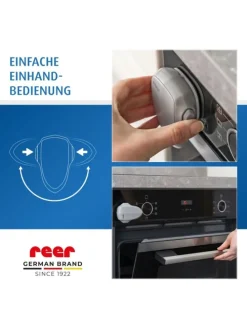 Backofen-Kindersicherung in Grau ab 0 Monate