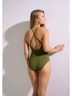 Badeanzug in Khaki
