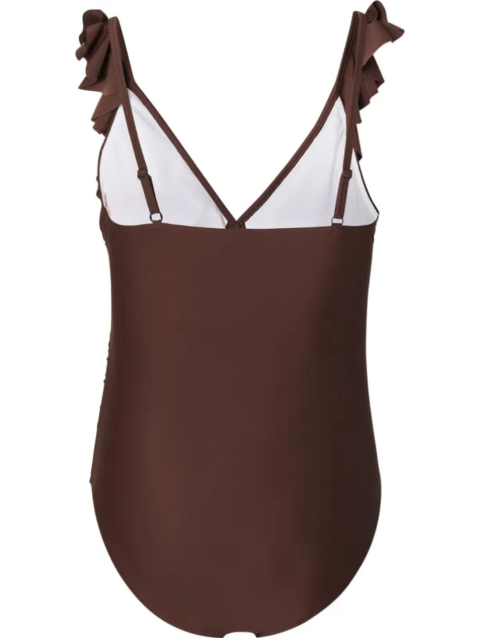 Badeanzug Sima in Coffee Bean