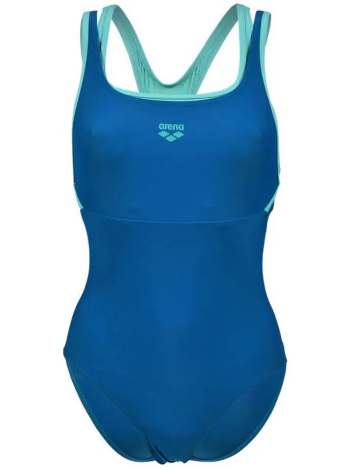 Badeanzug "Solid Control" in Blau