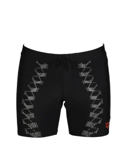 Badehose in Schwarz/ Weiß