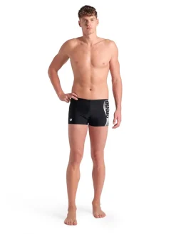 Badehose in Schwarz/ Weiß