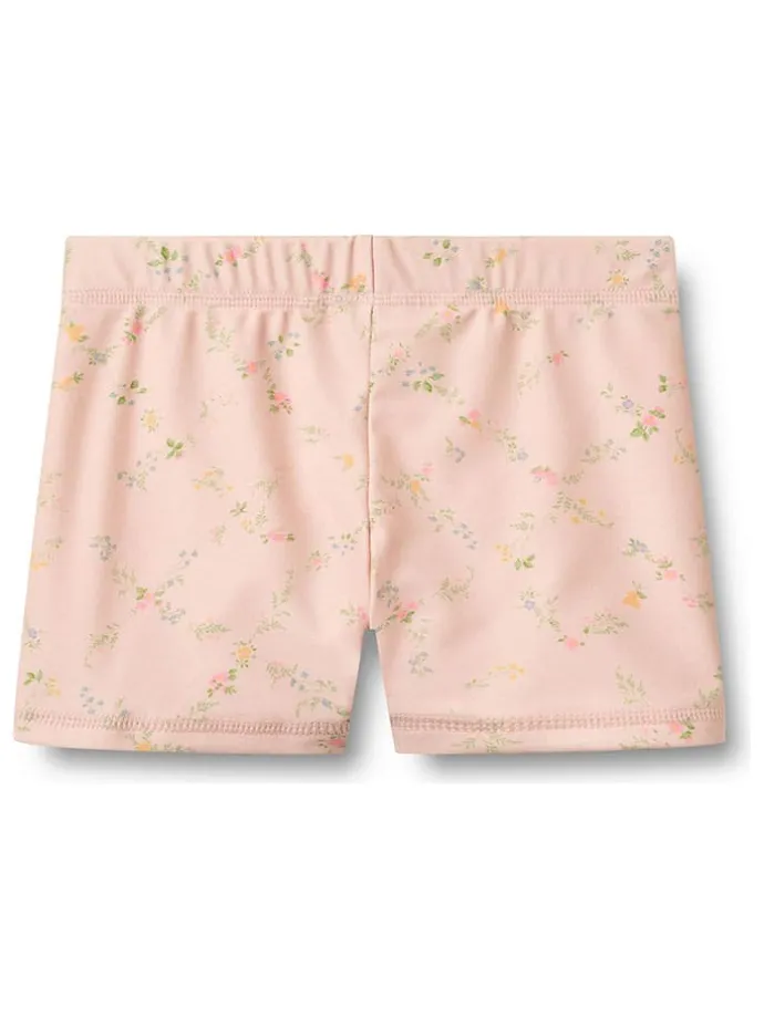 Badehose "Niki" in Rosa/ Grün