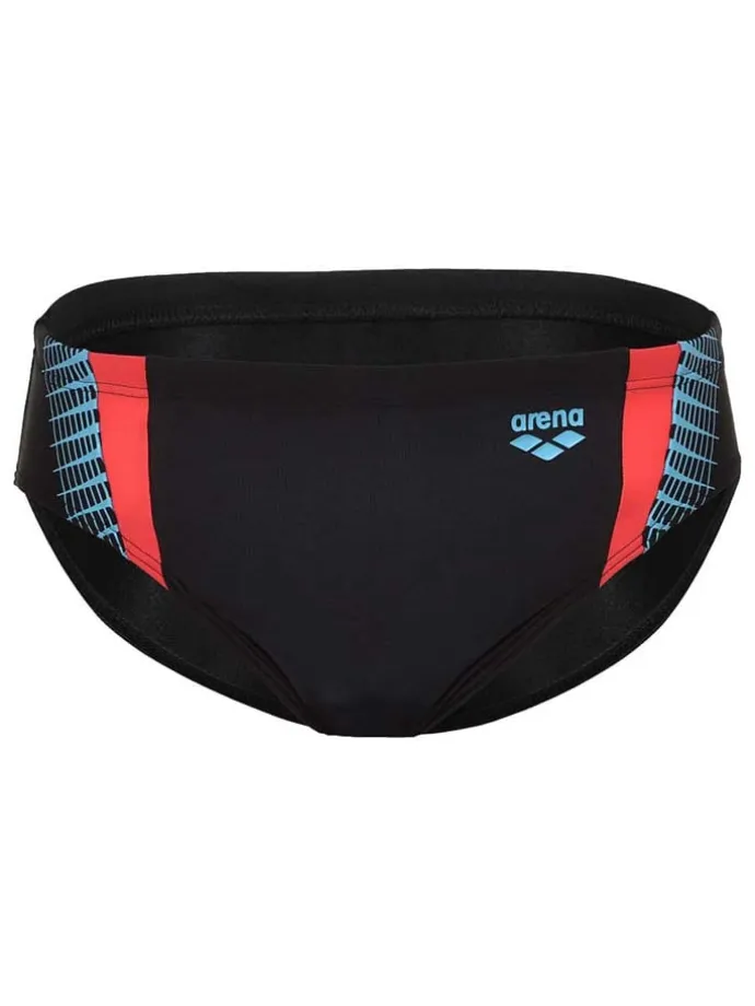 Badehose "Threefold" in Schwarz